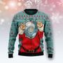 Santa Claus Astronaut Ugly Christmas Sweater