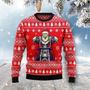 Santa Clause Ride A Motorcycle Ugly Christmas Sweater