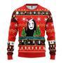 Santa No Face Sprited Away Ugly Christmas Sweater, Jumper