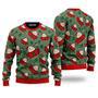 Scaredy Cat Light Up Xmas Pattern Ugly Christmas Sweater For Men & Women