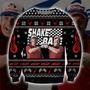 Shake And Bake Knitting Pattern Print Ugly Christmas Sweater