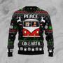 Shiba Inu Peace Ugly Christmas Sweater