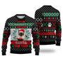 Siamese Cat Let’s Be Naughty And Save Santa The Trip Winter Sweater Christmas Knitted