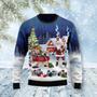 Siberian Husky Santa Ugly Christmas Sweater