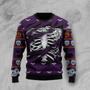 Skeleton Halloween Ugly Christmas Sweater