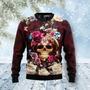 Skull FLower Ugly Christmas Sweater