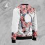 Skull Flowers Ugly Christmas Sweater