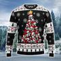 Skull Pine Tree Ugly Christmas Sweater, Jumper, Christmas Pattern Ugly Sweater