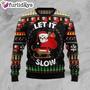 Sloth Let It Slow Ugly Christmas Sweater, Jumper – Best Xmas Gifts