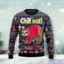 Sloth Santa Chill Out Is Christmas Ugly Christmas Sweater