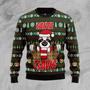 Sloth Santa Claws Ugly Christmas Sweater