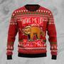 Sloth Wake Me Up When Its Christmas Ugly Christmas Sweater