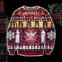 Smirnoff Vodka Wine Knitting Pattern Print Ugly Christmas Sweater