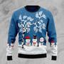 Snowman Beauty Ugly Christmas Sweater