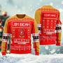 Snowy Jim Beam Ugly Christmas Sweater, Jumpers