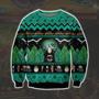 Spirited Away & Totoro Print Ugly Christmas Sweater