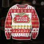 Stella Artois Beer All Over Print Ugly Christmas Sweater