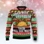 Taco On The Way Ugly Christmas Sweater