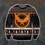 The Division Game Print Ugly Christmas Sweater