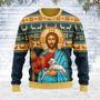 The Good Shepherd Artwork Christmas Sweater