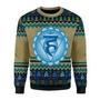 Throat Chakra Ugly Christmas Sweater