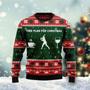 Time Plan For Christmas Baseball Ugly Christmas Sweater