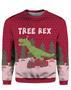 Tree Rex Christmas Ugly Christmas Sweater