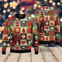 Vintage Christmas Patchwork Ugly Christmas Sweater For Men & Women