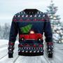 Vintage Red Truck Ugly Christmas Sweater