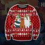 We Bare Bears Print Ugly Christmas Sweater