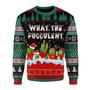 What The Fucculent Cactus Funny Ugly Christmas Sweater