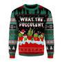 What The Fucculent Cactus Ugly Sweater