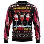 Wine Red Christmas Ugly Christmas Sweater