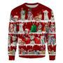 Aidi Dog Christmas Sweater Vintage Christmas Sweatshirt Idea For Xmas Presents