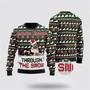 Australian Shepherds Through The Snow Christmas Ugly Sweater