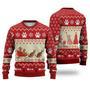 Bengal Cat Reindeer Christmas Sweater Christmas Knitted Print Sweatshirt