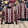 Best Christmas Striped Ugly Christmas Sweater For Men & Women