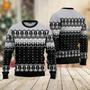 Black And White Skeleton Ugly Christmas Sweater For Men & Women