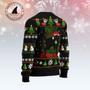 Black Cat Be Jolly Ugly Christmas Sweater