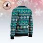 Black Cat Falalala Ugly Christmas Sweater