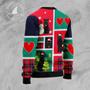 Black Cat Snow Ugly Christmas Sweater