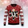 Black Cat Snowflake Ugly Christmas Sweater