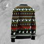 Black Cat Socks Ugly Christmas Sweater