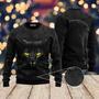 Black Cat Ugly Christmas Sweater For Men & Women