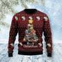 Book Pine Ugly Christmas Sweater