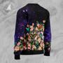 Butterfly Flowers Ugly Christmas Sweater