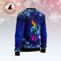 Butterfly Galaxy Ugly Christmas Sweater