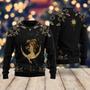 Cancer Golden Zodiac Ugly Christmas Sweater For Men & Women