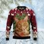 Cat Decor Pine Ugly Christmas Sweater