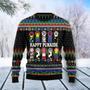 Cat LGBT Color Ugly Christmas Sweater